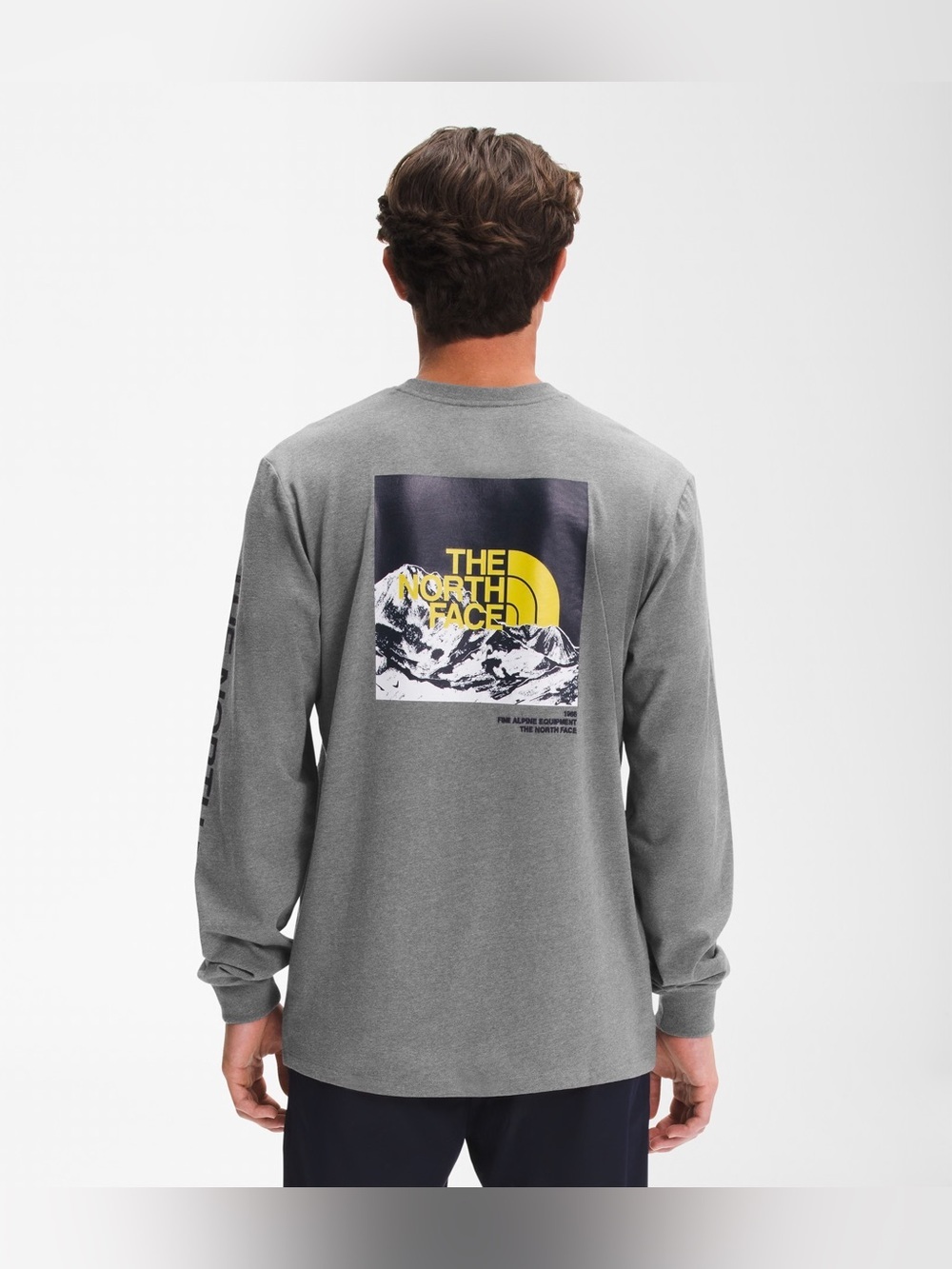The north face men’s long sleeve logo play tee